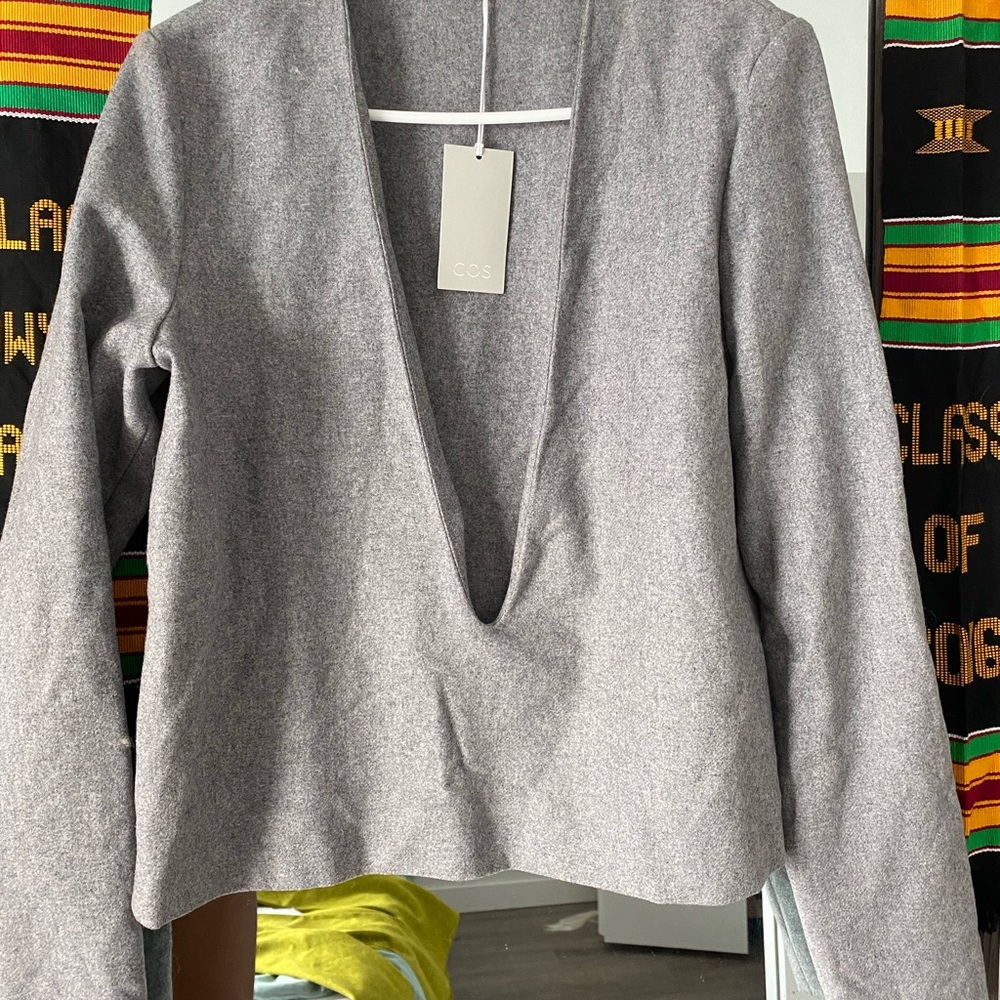 COS V-Neck Wool Sweater